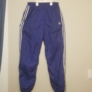 Adidas blue track pants